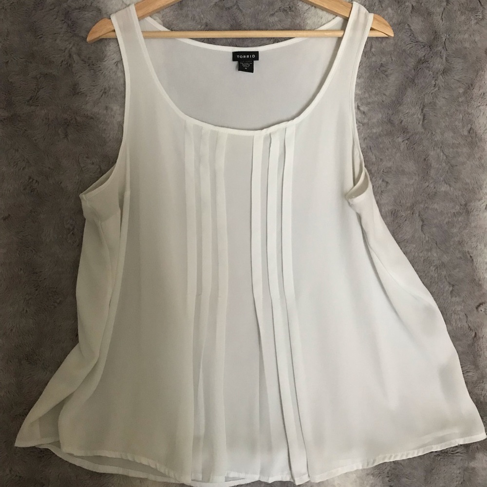 NWOT TORRID SIZE 0 (12/14) CHIFFON CAMI